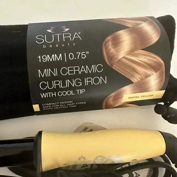 Sutra Mini Tourmaline Ceramic Curling Iron - Picture 2 of 5